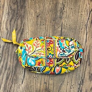 Vera Bradley Vibrant Floral Cosmetic Bag